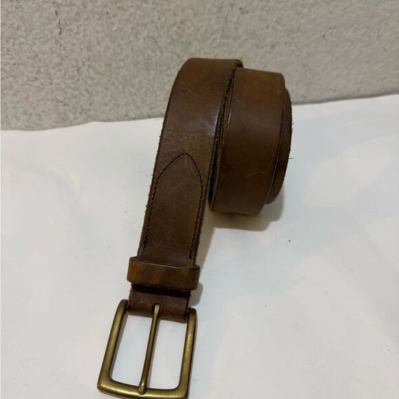 Vintage Greatland  mens genuine belt brown size XL - Picture 2 of 9